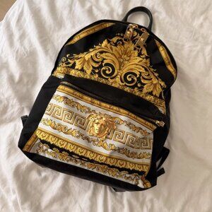 VERSACE BAROQUE GOLD MEDUSA BACKPACK